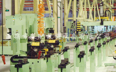 Automotive axle assembly line